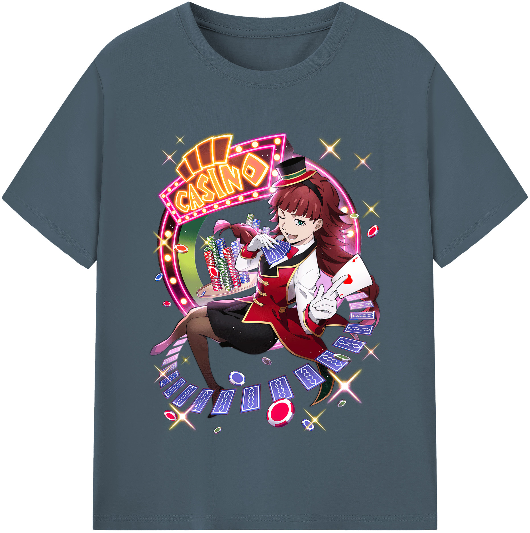 （画像用） 文豪ストレイドッグス Bungo Stray Dogs 綿100％半袖Tシャツ（フロントプリント）